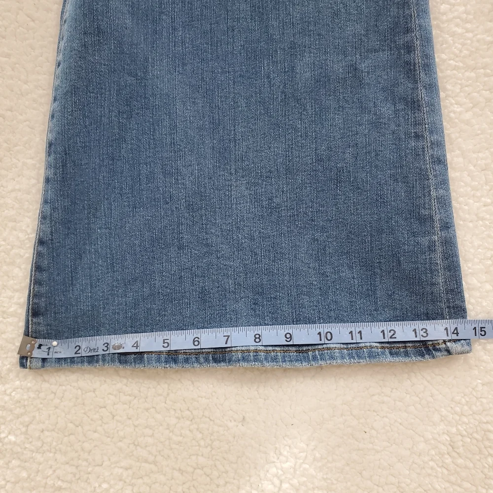 Frame Women's Size 32 Blue Le Palazzo High-Rise Wide Leg Denim Jeans Pants. - Picture 6 of 14